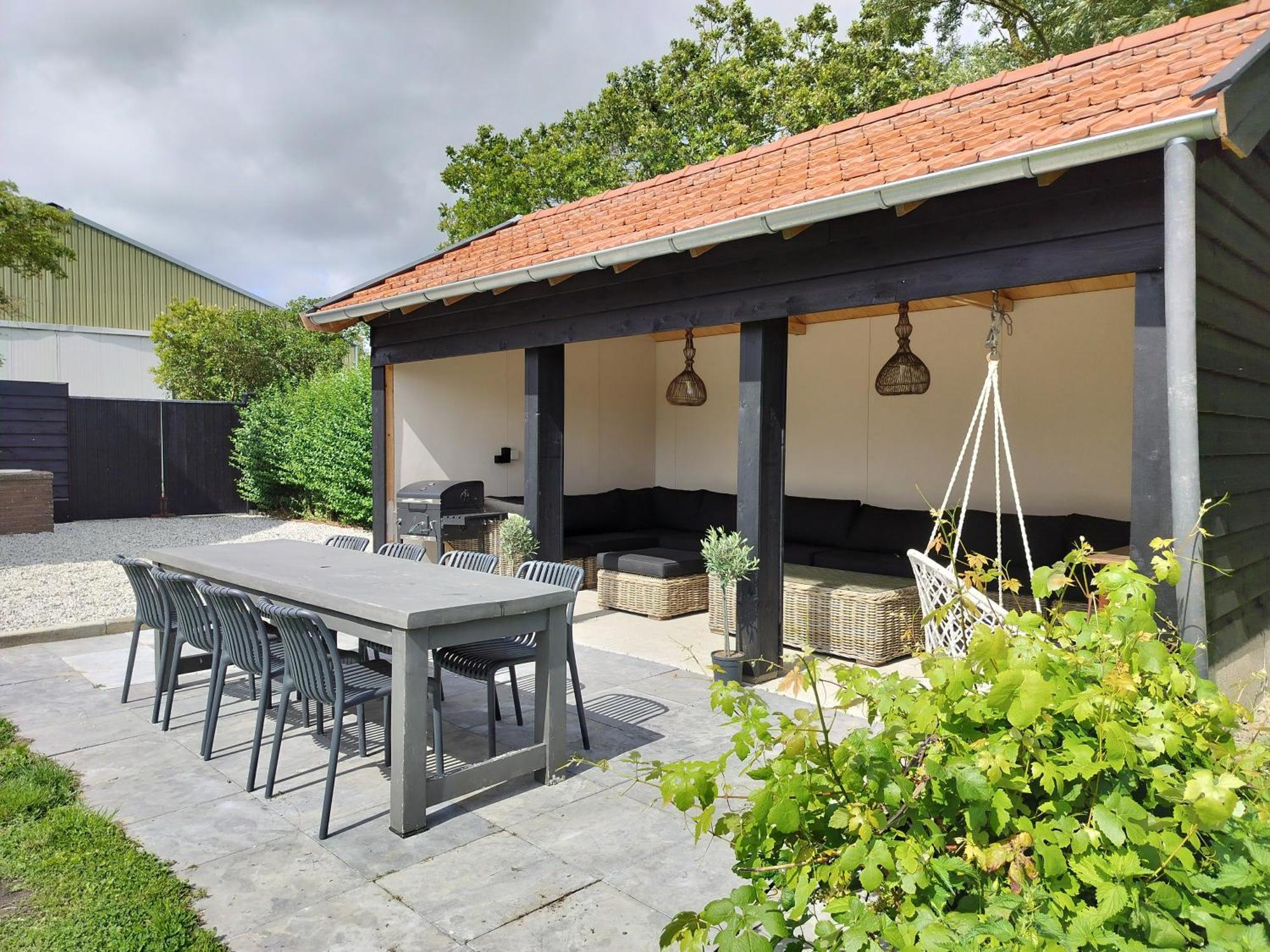 B&B 'Hof Baaiweg' Met Barrelsauna ザウテランデ エクステリア 写真
