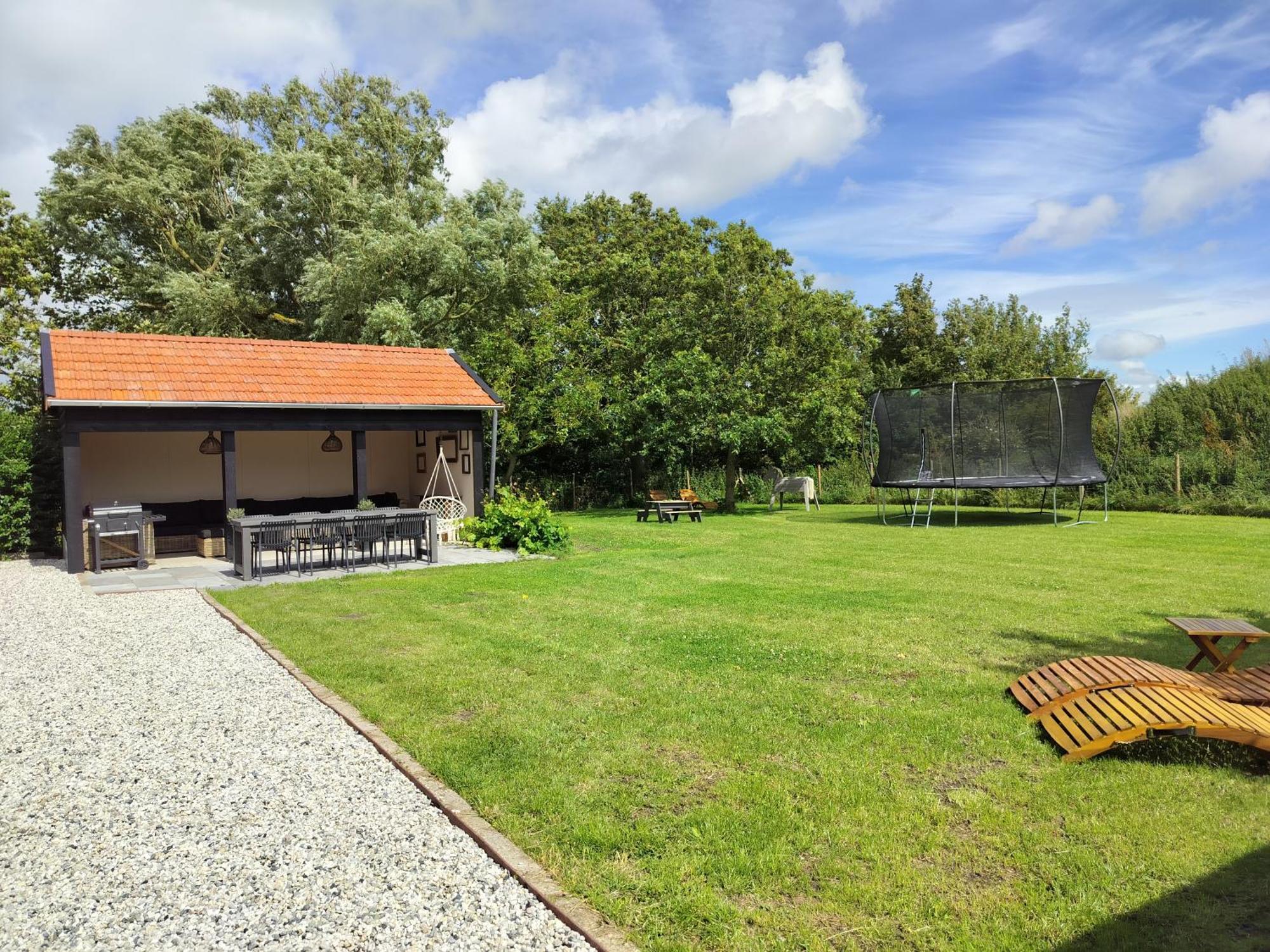 B&B 'Hof Baaiweg' Met Barrelsauna ザウテランデ エクステリア 写真